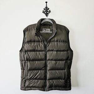 REI Goose Down Puffer Vest Size L Full Zip EUC